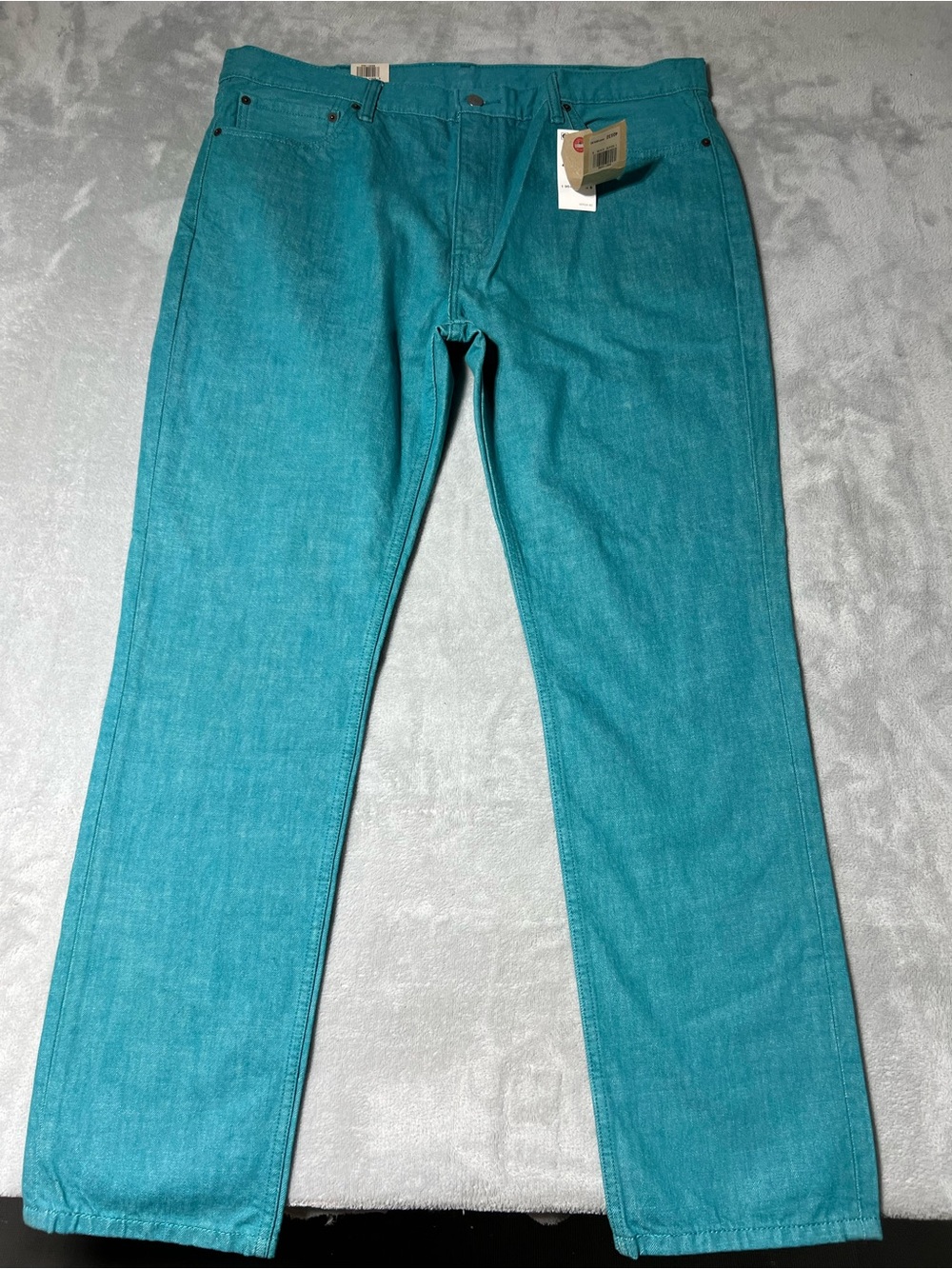 NWT Levis 511 Jeans Mens 40x32 Teal Slim Casual Preppy Pockets Denim Jeans